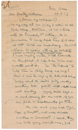Lot #165 Robert Baden-Powell: ?So ?Be Prepared? to help them in starting Scouts ere long!? - Image 1