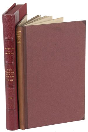 Lot #342 Supreme Court: Benjamin Cardozo Book - Image 2