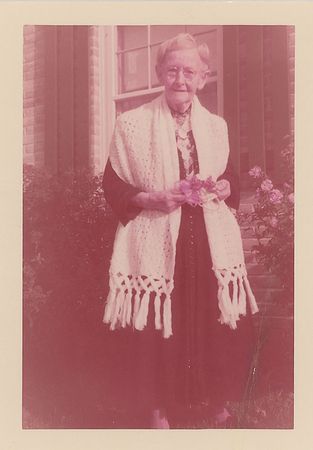 Lot #630 Grandma Moses: One-of-a-kind candid portrait of the renowned folk artist - Image 1