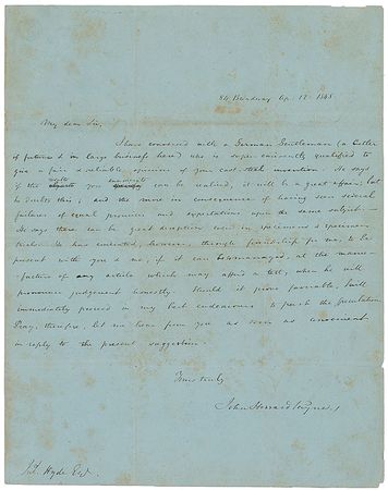 Lot #657 John Howard Payne - Image 1