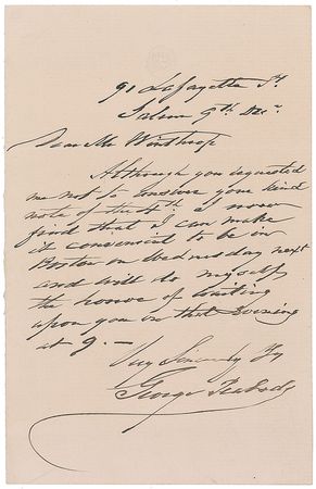 Lot #311 George Peabody - Image 1