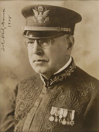 Lot #848 John Philip Sousa: Crystal-clear portrait of the bandleader in ornate uniform - Image 2