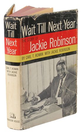 Lot #1210 Jackie Robinson: Fantastic uninscribed first printing of Robinson?s life story - Image 2