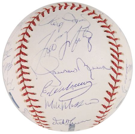 Lot #1302 NY Yankees: 2001 Baseball - Image 4