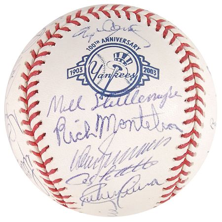Lot #1303 NY Yankees: 2003 Baseball - Image 4
