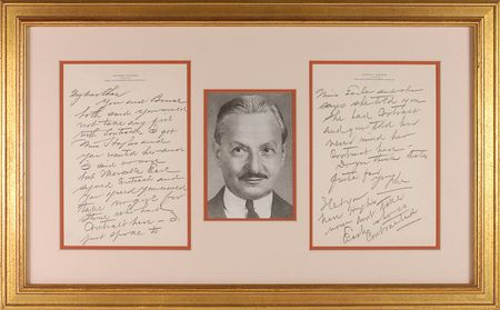 Lot #1099 Flo Ziegfeld Handwritten Letter Signed - Image 1