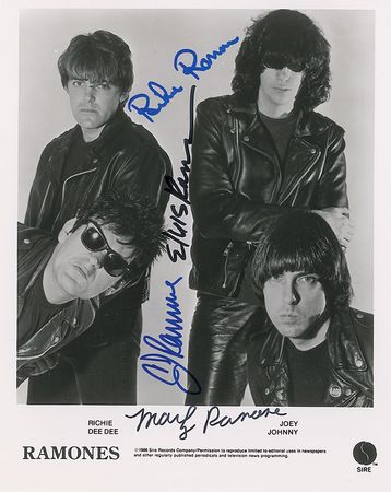 Lot #1007 The Ramones Signed Photographs - Image 2