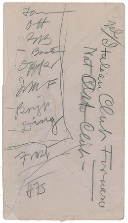 Lot #619 A. B. Frost: ?I never made a drawing of Walt Whitman. I wish I had. I regard him as a humbug, a poser, a self advertiser? - Image 3