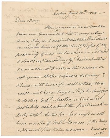 Lot #459 Henry Dearborn Handwritten Letter Signed - Image 1