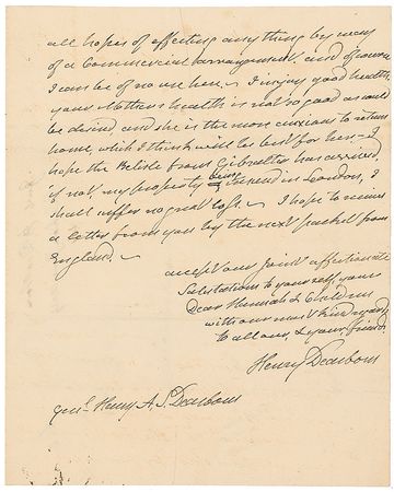Lot #459 Henry Dearborn Handwritten Letter Signed - Image 3