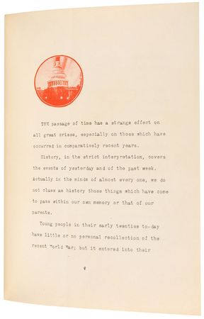 Lot #88 Franklin D. Roosevelt: ?Seventy five years after the critical battle of Antietam, there are still many among us who can remember it? - Image 4