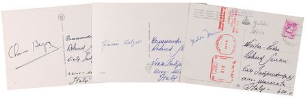 Lot #409 Israeli Leaders Signatures - Image 1