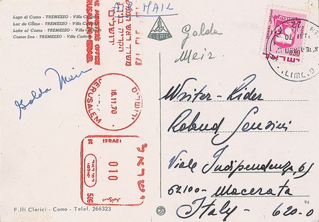 Lot #409 Israeli Leaders Signatures - Image 2