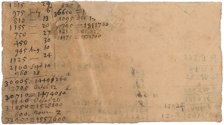 Lot #301 Isaac Newton: Excessively rare calculations by the world?s most influential scientist - Image 2