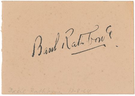 Lot #1081 Basil Rathbone - Image 1