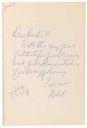 Lot #373 Bill Wilson: Rare first edition presented with “great gratitude for your recovery and your demonstration of our way of living” - Image 1