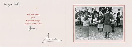 Lot #323 Princess Anne Christmas Cards - Image 2