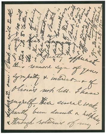 Lot #746 Henry James Handwritten Letter Signed - Image 1