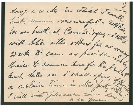 Lot #746 Henry James Handwritten Letter Signed - Image 3