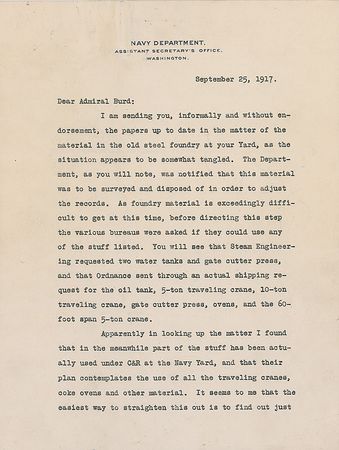 Lot #90 Franklin D. Roosevelt Typed Letter Signed - Image 1