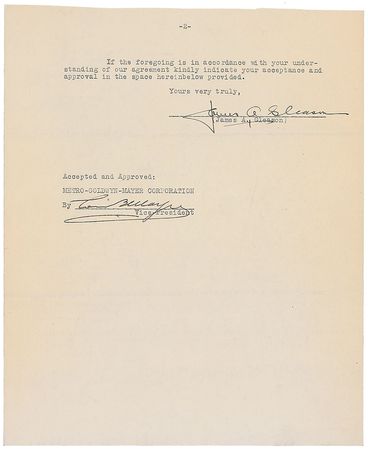 Lot #1134 Hollywood Documents Documents - Image 5