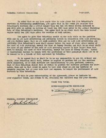 Lot #1134 Hollywood Documents Documents - Image 7