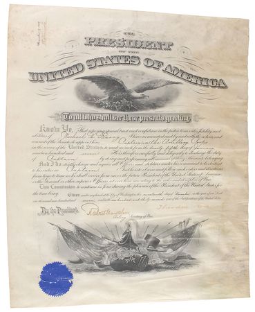 Lot #61 Theodore Roosevelt: Military appointments for a career soldier who charged up San Juan Hill with Roosevelt - Image 2
