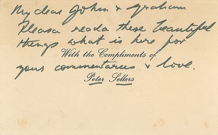 Lot #1084 Peter Sellers - Image 1