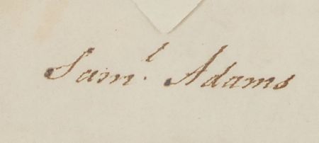 Lot #161 Samuel Adams: Adams appoints an ensign to the Massachusetts militia - Image 2