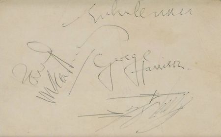 Lot #864 Beatles: Choice early signatures of the ?Lads from Liverpool? - Image 2