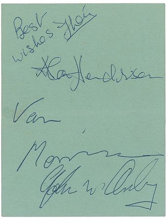 Lot #1019 Them Signed Concert Ticket - Image 1