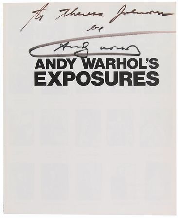 Lot #663 Andy Warhol Book - Image 1