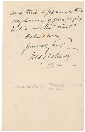 Lot #486 Frederick Roberts: “I went to the house in the Chandiri Chonk at Delhi ‘disguised as a Hindu’” - Image 3