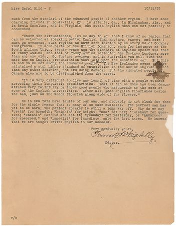 Lot #779 Frank H. Vizetelly: ?Good English flourishes beside the bad, just as the weeds flourish along side of the flowers? - Image 2