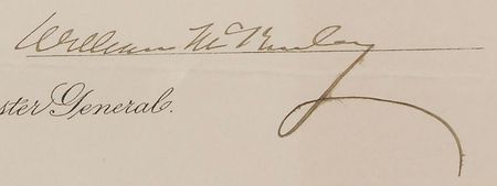 Lot #51 William McKinley Signed Document - Image 2