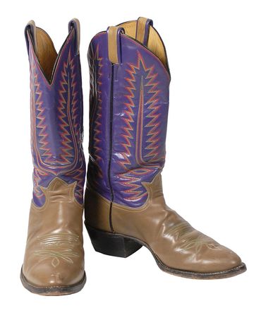 Lot #923 Carlos Santana: Santana’s Tony Lama boots obtained directly from his Milagro Foundation - Image 1