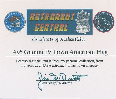 Lot #141 Gemini 4: James McDivitt - Image 2