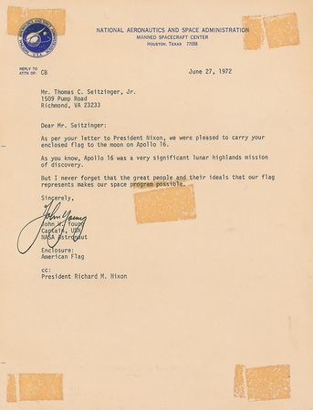 Lot #454 Apollo 16 - Image 2