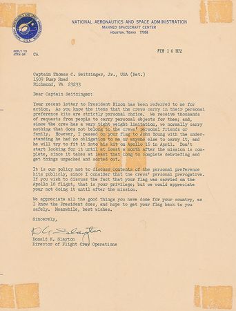 Lot #454 Apollo 16 - Image 3