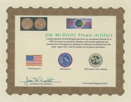 Lot #133 Gemini 4: James McDivitt - Image 3