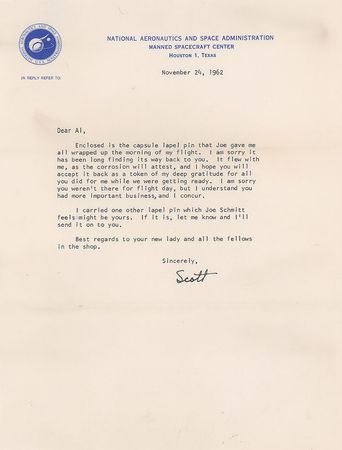 Lot #97 Scott Carpenter - Image 2