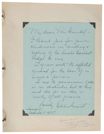 Lot #39 Amelia Earhart’s Gimbel Award - Image 4