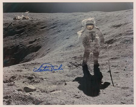 Lot #490 Gene Cernan and Charlie Duke - Image 1