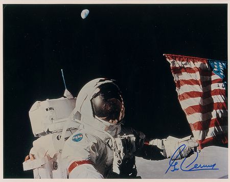 Lot #490 Gene Cernan and Charlie Duke - Image 2