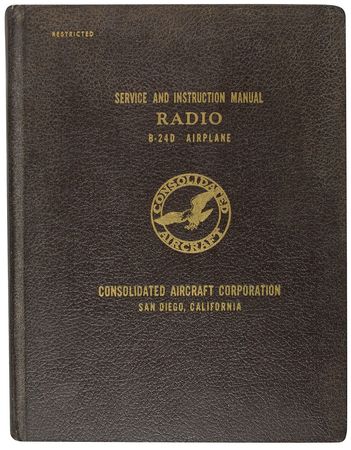 Lot #43 B-24D Radio Service and Instruction - Image 1