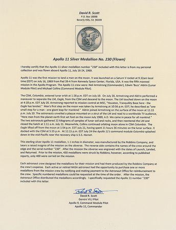 Lot #289 Apollo 11 - Image 3