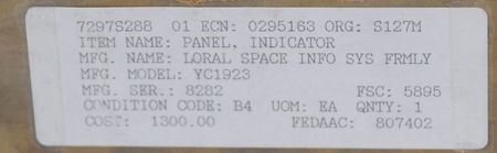 Lot #184 Event Indicator Panel - Image 4