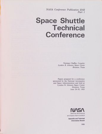 Lot #559 Space Shuttle Technical Conference - Image 2
