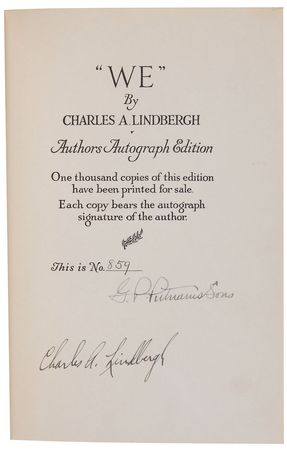Lot #37 Charles Lindbergh - Image 1