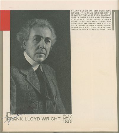Lot #440 Frank Lloyd Wright: ?Architecture is the triumph of human imagination over materials and methods and men?man is possession of his Earth? - Image 3